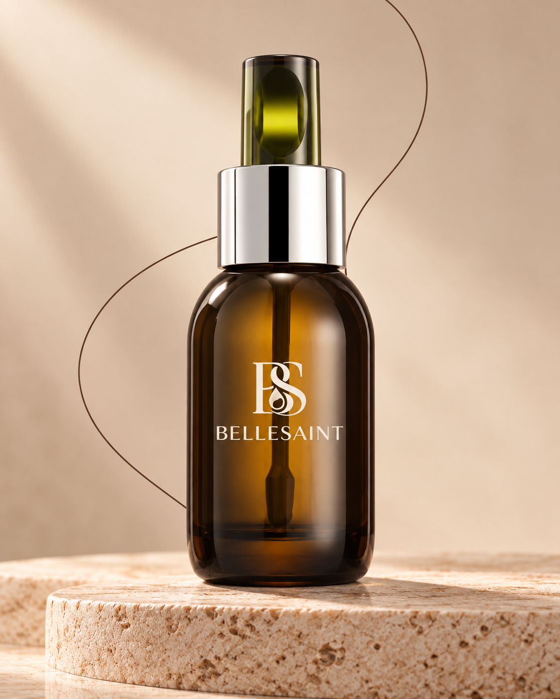 Sérum Éclat BELLESAINT, photographie studio premium